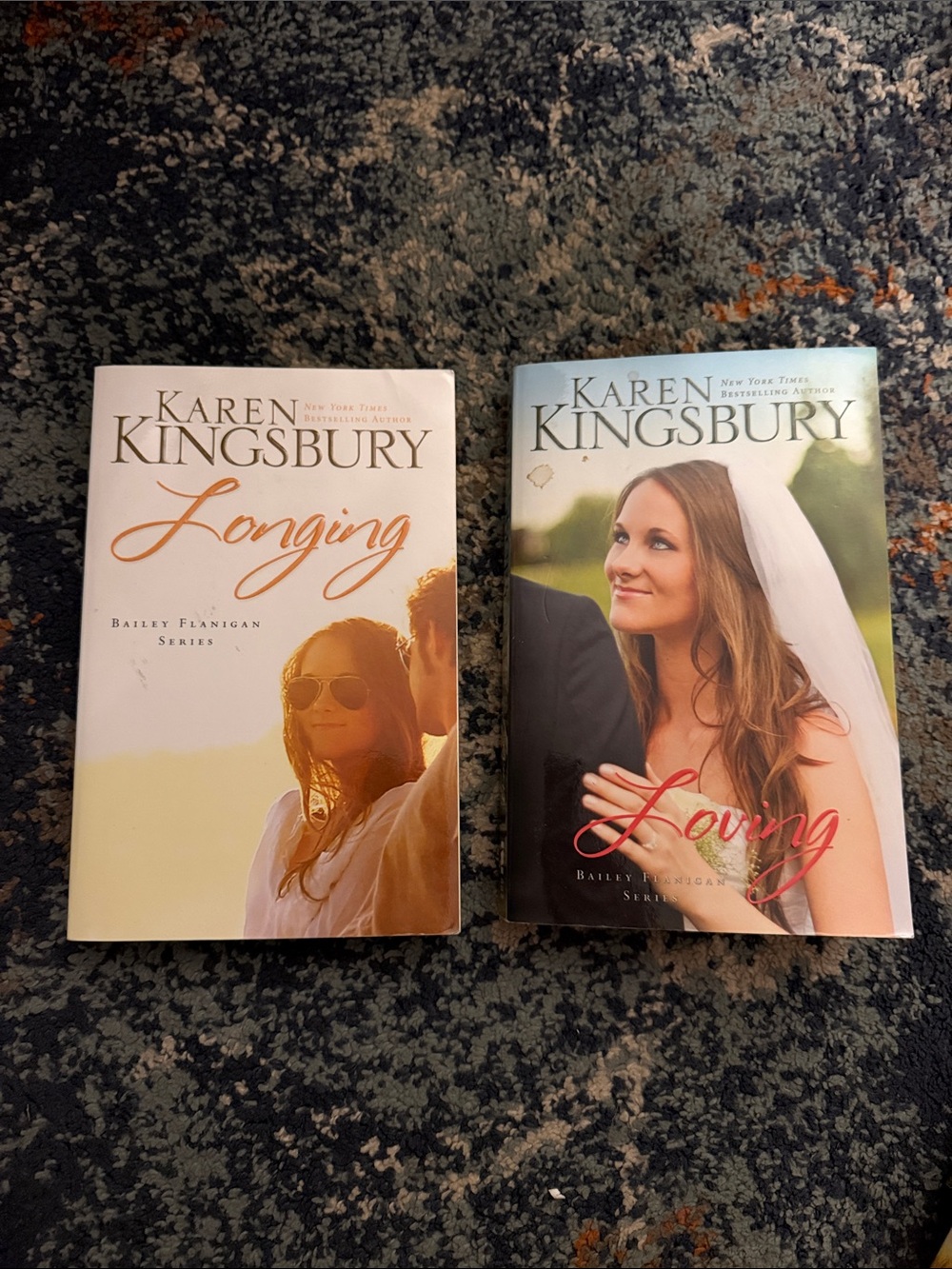 Karen Kingsbury 'Longing' & 'Loving' Bailey Flanigan series